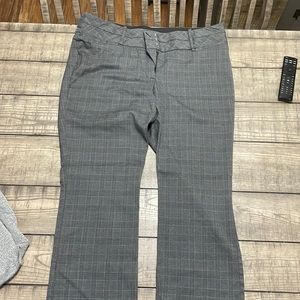 Womens plaid bootcut pants